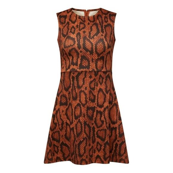 WeWoreWhat Tank Style Skater Dress in Snake Print – NWOT – Size Large - Picture 3 of 10